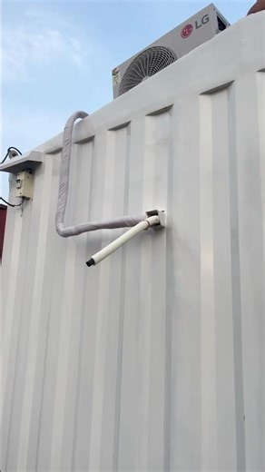 AC installation Container office