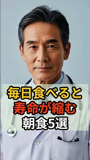 毎日食べると寿命が縮む朝食5選 #朝ごはん #健康食 #食生活改善 #栄養 #健康習慣 #ダイエット #血糖値 #アンチエイジング #美容と健康