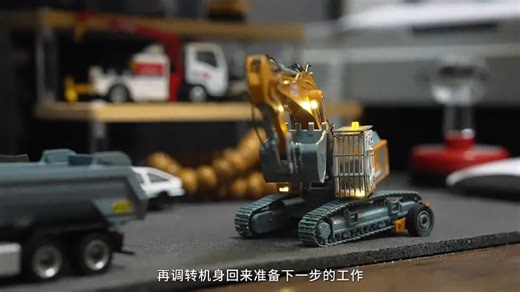 1:87小比例自卸车挖机仿真到了极致