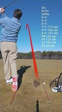 How far does Joe the Pro hit (carry distance) every club in his bag?