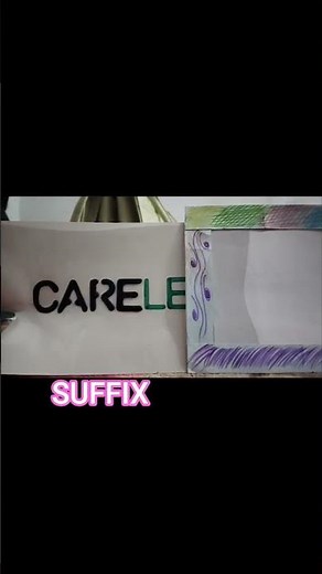 SUFFIX(Working Model or Flash Cards)