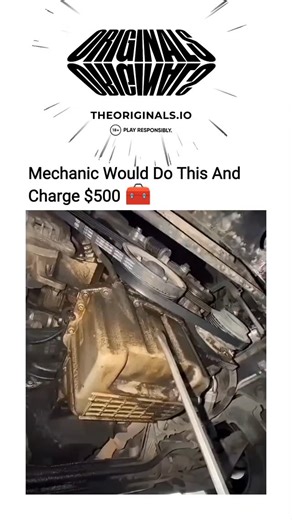 TechopediaX on Instagram: "Sometimes the simplest jobs look complicated when done by a mechanic. They might make it seem like a huge repair, but in reality, it can be a quick and easy fix. In this video, all that’s happening is the belt is being put back in its proper place. It’s a small task that takes just a few minutes if you know what you’re doing. Mechanics can sometimes charge hundreds of dollars for something like this, mostly because most people don’t realize how simple the fix actually 
