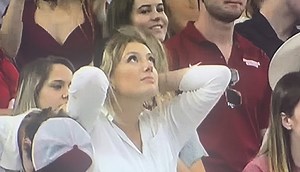 Smoking Hot Arkansas Fan Caught Wearing No Pants In Stands During Texas A&M Game (PICS)