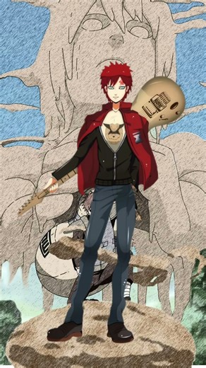 #outfit de #gaara du #manga #naruto de enfant jusqu'à adultes