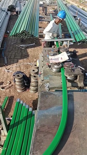 Massive Metal Pipes Bent with Incredible Precision