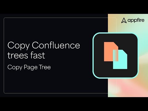 Copy full Confluence page trees in seconds