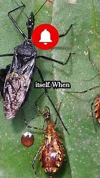 “You Won’t Believe What This Tiny Assassin Bug Can Do — Deadly Secret Revealed!” #didyouknow #facts
