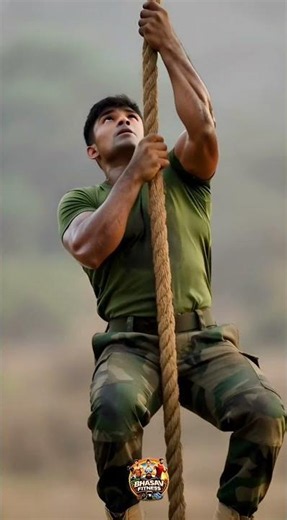 Rope climbing se body kaise train hoti hai | Commando training Hindi