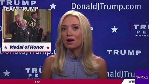 Former CNN commentator Kayleigh McEnany is hosting Donald J. Trump's "real news" show — and people are already comparing it to North Korean propaganda: https://yhoo.it/2fmmUDe | Yahoo News