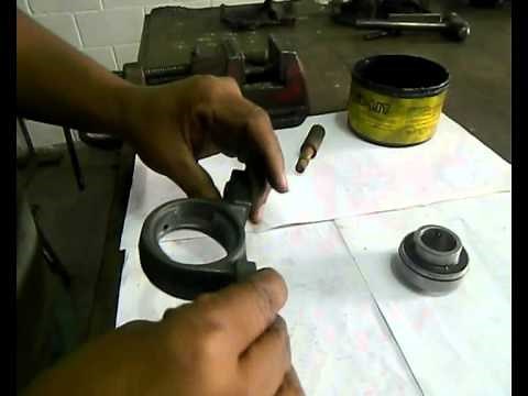 Como montar rolamento em Mancal