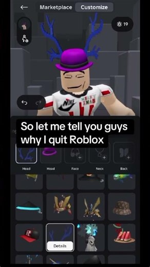 Yeah I quit roblox Bye bye Roblox
