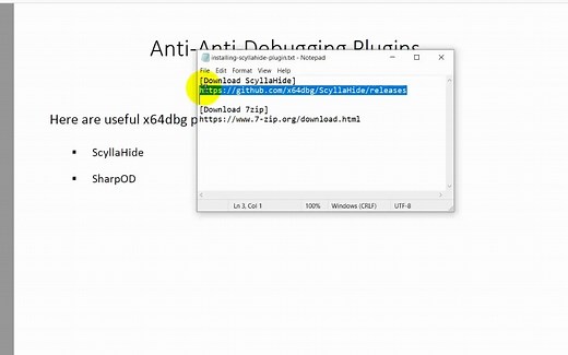 12. Installing the Scylla Hide plugin for anti-anti-debugging