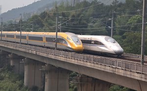 【梅汕线】动检低速交会·DJ74减速停车交会G6355