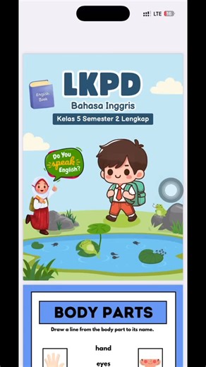 Putri Mulyani on Instagram: "Lkpd bahasa inggris kelas 5 semester 2 lengkap"