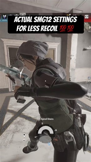 Actual settings for Less Smg Recoil. #r6s #r6siege #rainbow6siege #fyp #r6clips #r6hub