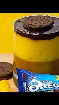 *Oreo Mango Dessert Shake*। 2 minutes Recipe । With 3 ingredients । How Make To Mango Oreo Dessert।