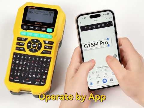 Supvan Portable Label Printer — Print Anytime, Anywhere!