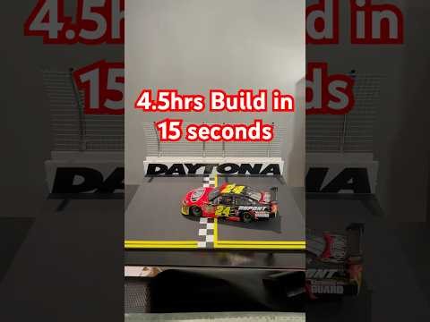 NASCAR 1/24 Track Build #nascar #diy #shorts