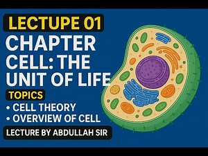 LECTURE 01 CELL : THE UNIT OF LIFE