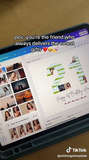 Create a Stunning 21st Birthday Photo Collage Easily