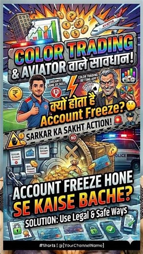 Bank Account Blocked By Color Trading Money | Color Trading Money Se Bank Account Freeze