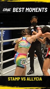 Allycia Hellen Rodrigues scored this INCREDIBLE upset against Stamp Fairtex to capture atomweight Muay Thai gold! 👑 | ONE Championship