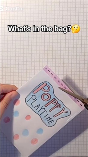 NEW Handmade Poppy Playtime blind bag!✨️#blindbag #papercrafts #diy #papercraft #craft #fyp