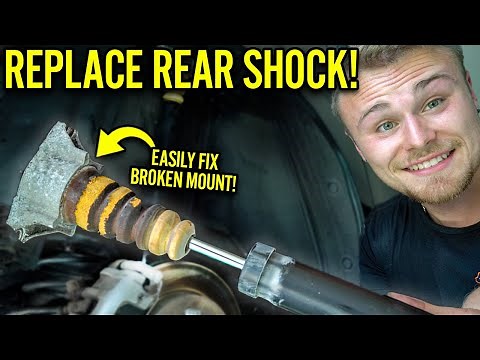 How To Replace Rear Shock And Top Shock Mount On A 2010 MAZDA 3