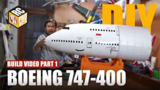 How to build a giant Boeing 747-400 RC plane – part 1