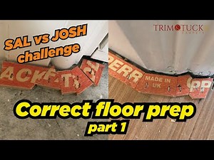 How to correctly prep floors for carpet fitting