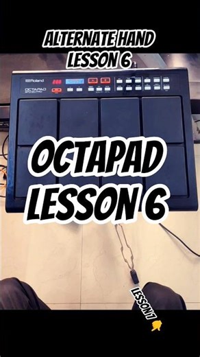 1 minute one beat | Alternate hand lesson 6 #octapadlesson