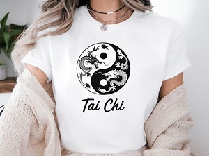 Tai Chi Shirt, Tai Chi Gifts, Yin Yang Tai Chi, Martial Art Lover Shirt, Chinese Taichi, Taichi Martial Arts, Yin Yang Tai Chi Shirt - Etsy