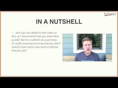 English Idioms: In a Nutshell - Definition and Examples