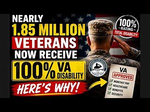 Nearly 1.85 Million Veterans Now Receive 100% VA Disability—Here's Why!