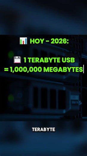El primer USB tenía 8MB y costaba $50... hoy 1TB cuesta $15 💾🤯 #shorts