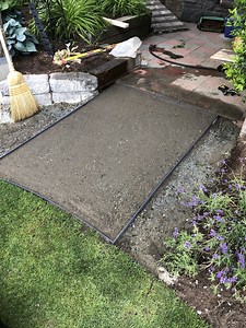 Check out my idea for a short walkway.