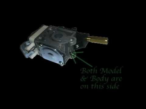 Zama Carburetor Model Number Locations!