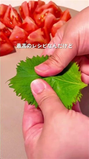 回復力爆上がり！和風トマトマリネ #簡単レシピ #野菜レシピ #料理 #副菜レシピ