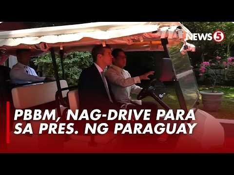 Pres. Bongbong Marcos, naging personal 'chauffeur' ni Paraguay Pres. Palacios sa Malacañang