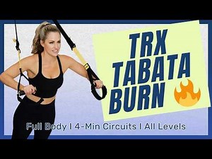 TRX Tabata Burn Workout | Full Body Suspension Trainer — Strength, Cardio & Mobility (All Levels!)