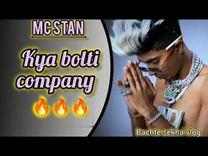 MC Stan - Kya Bolti Company | Official Music Video