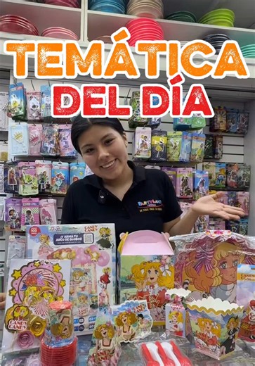 🎁Temática del día | Candy Candy🧡 Adquiérelos en tus partybox desde los 30 soles #partylandtiendas #candy #tematicadecumpleaños #fiestasinfantiles #partybox
