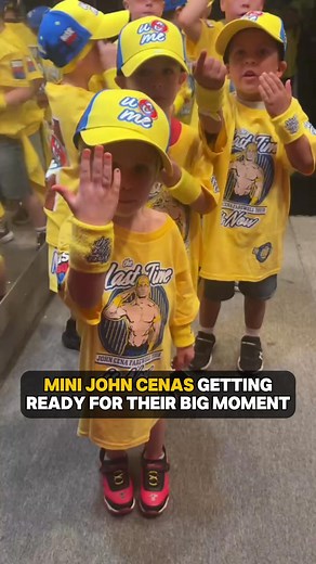 4.5M views · 166K reactions | We all saw you little Cenas running around last night! Absolutely crushed it!  | WWE | Facebook