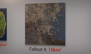 人気ゲームのマップサイズの比較 : Fallout4⚡情報局