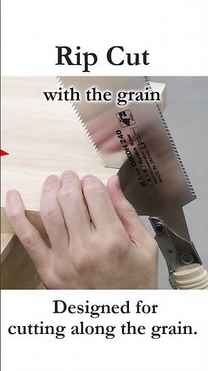 Rip Cut or Crosscut? | Ryoba Saw Guide #japanesetools #woodworking #japanesesaw #ryobasaw #sawblade