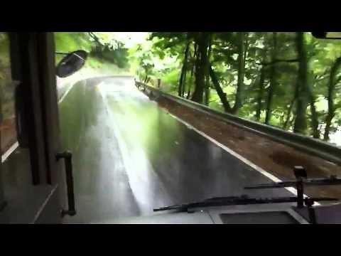 日光 いろは坂 バス運転テクニック