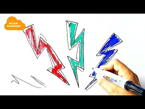 Comment dessiner un éclair facilement