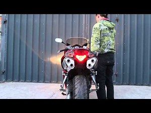Honda VFR800 Vtec exhaust modification