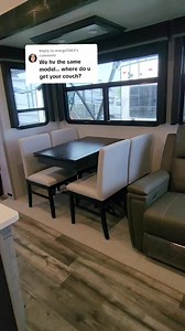 RV Couch Upgrade We ordered a Home Reserve Couch and have a few things we like and dislike about it. ✅️Pricing was decent - $1,700 ✅️Shipped fast and fairly easy to build ✅️Small amount of storage in seats 🚫 "Stain-resistent and pet friendly" fabric stained within a week and is a magnet for dog hair 🚫 The cost to replace fabric is half the cost of a new couch If you order one, I recommend you get a dark color if you have kids or animals and get the top quality fabric. Have you purchased someth