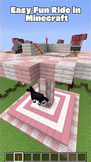 Minecraft fun ride #minecraft #shorts